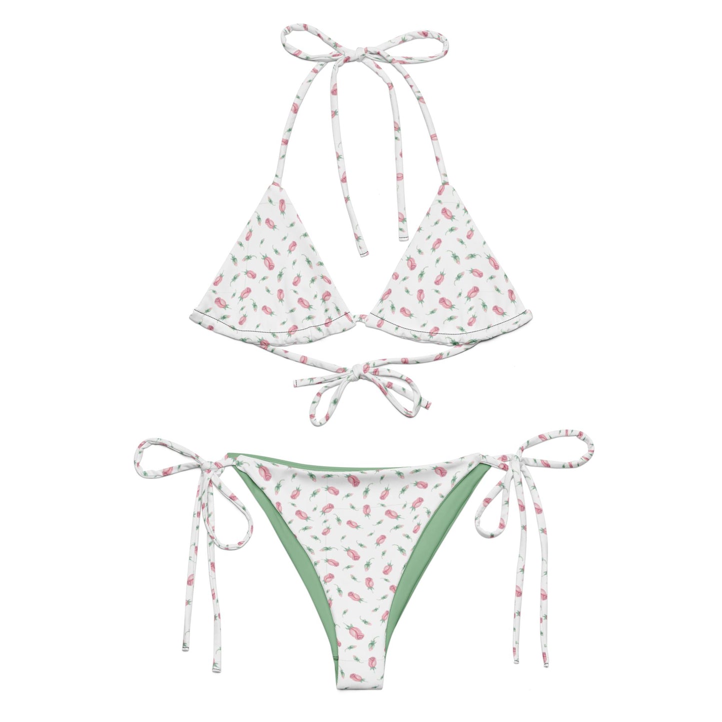 Tiny Rose String Bikini