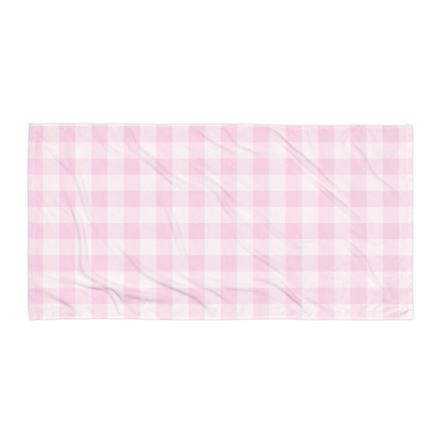 Pink Gingham Towel