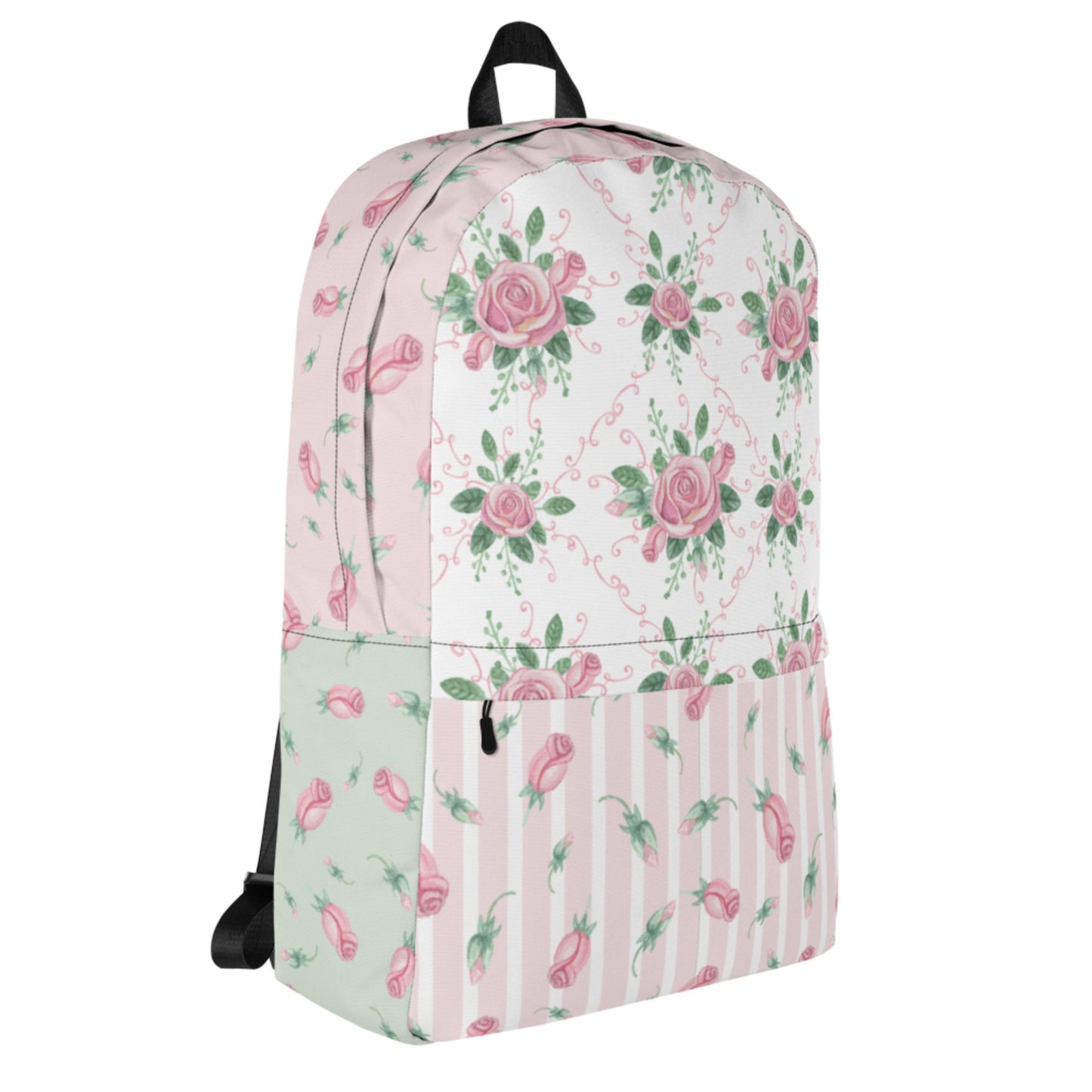 Tiny Rose Patchwork Backpack