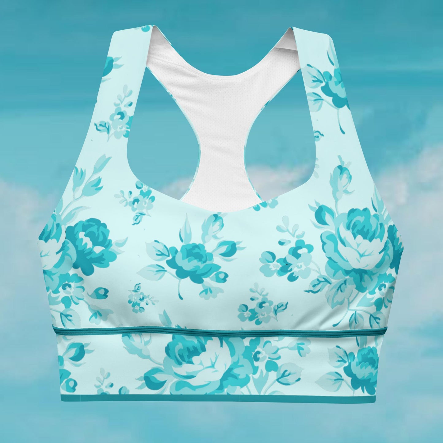 Cyan Rose Cyan Longline Sports Bra