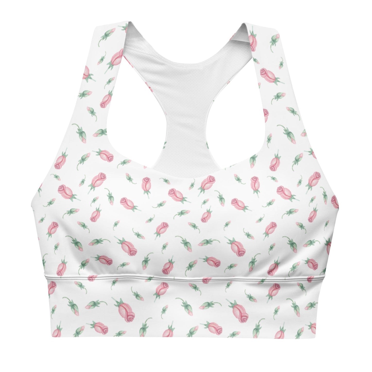 Tiny Rose Longline Sports Bra