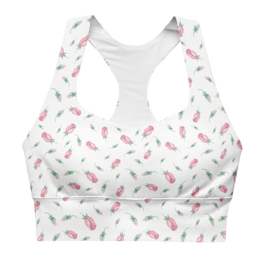 Tiny Rose Longline Sports Bra