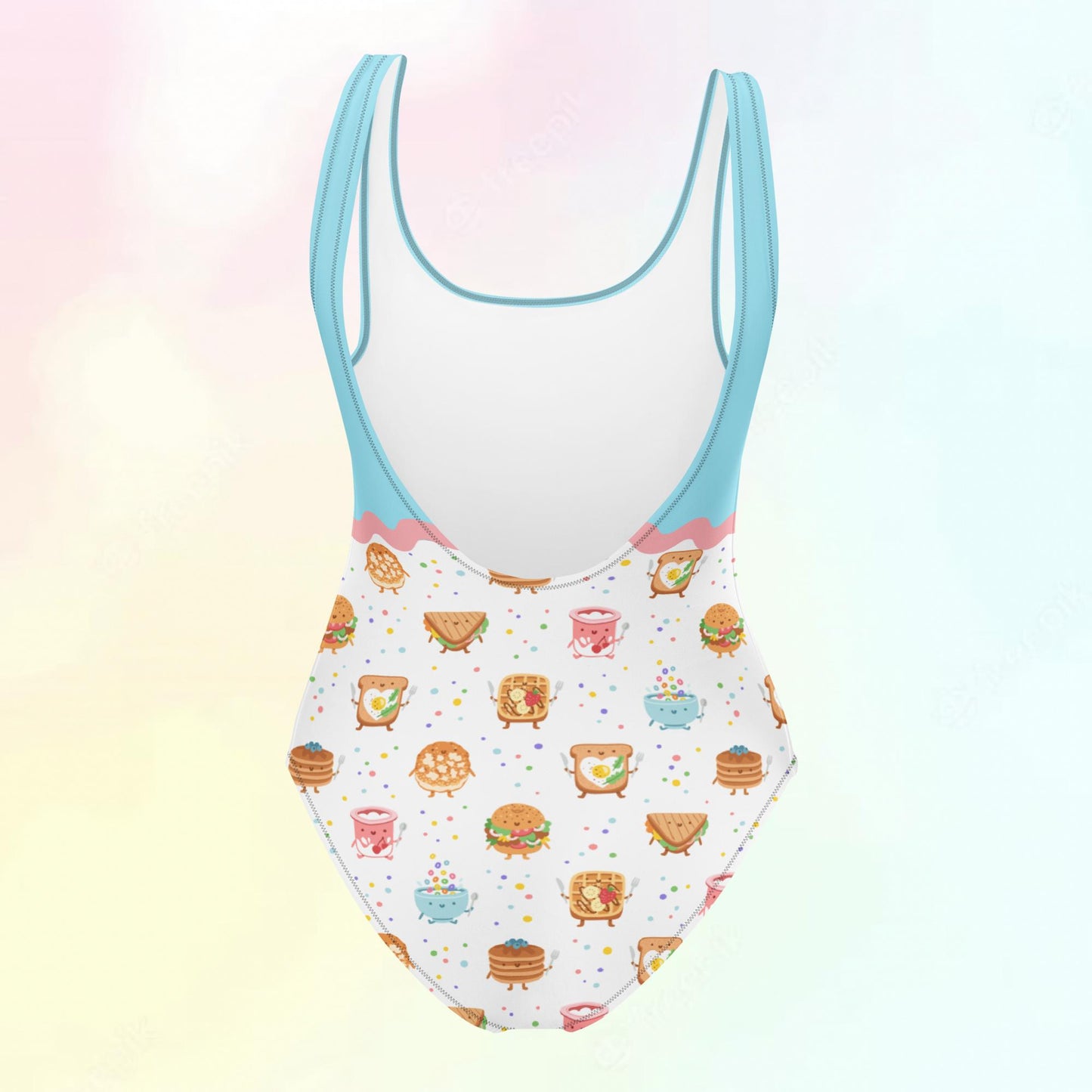 Breakfast Buddies One-Piece Swimsuit