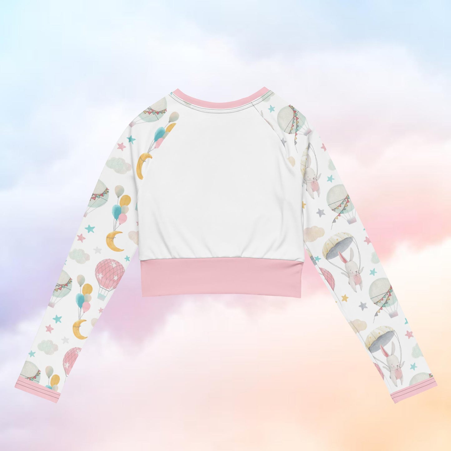 Balloon Bunny Recycled Long-Sleeve Crop Top