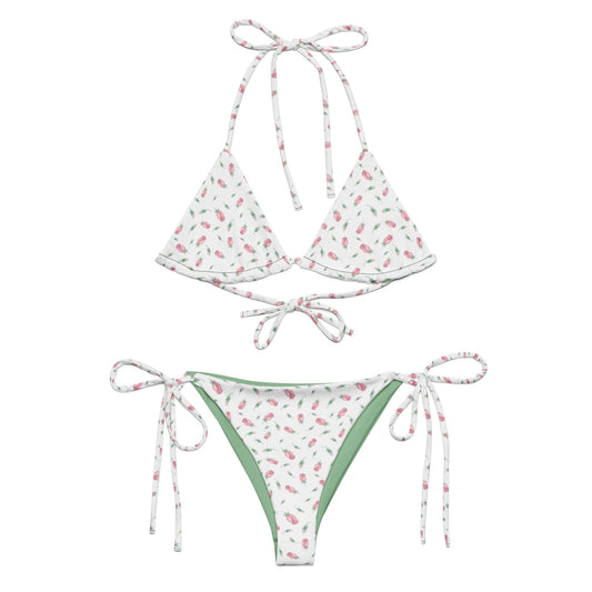 Tiny Rose String Bikini