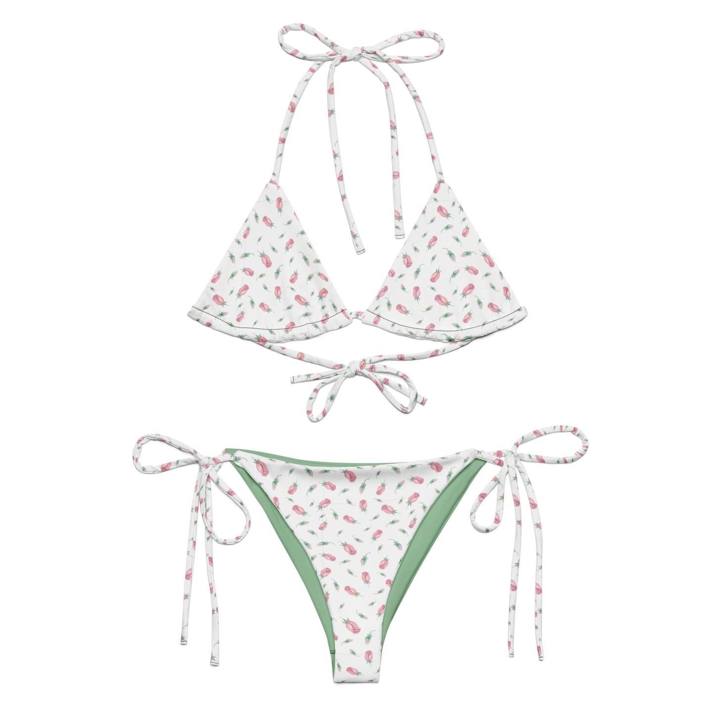 Tiny Rose String Bikini