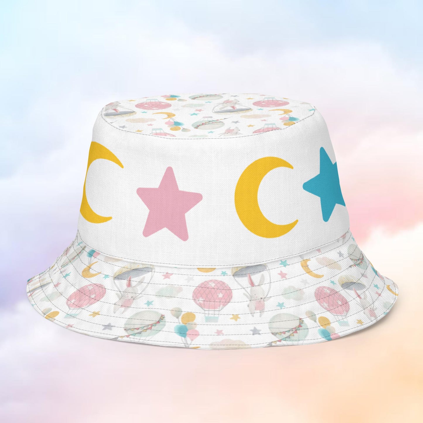 Balloon Bunny Reversible Bucket Hat