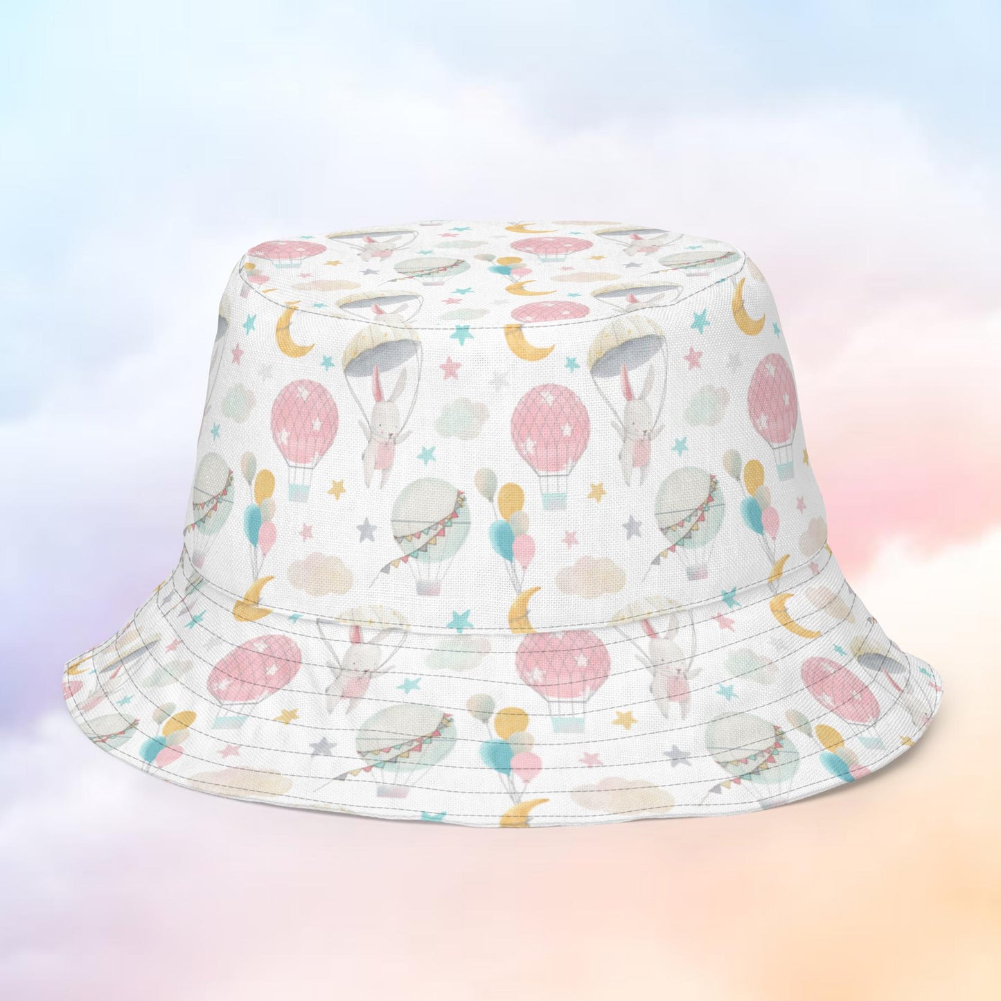 Balloon Bunny Reversible Bucket Hat