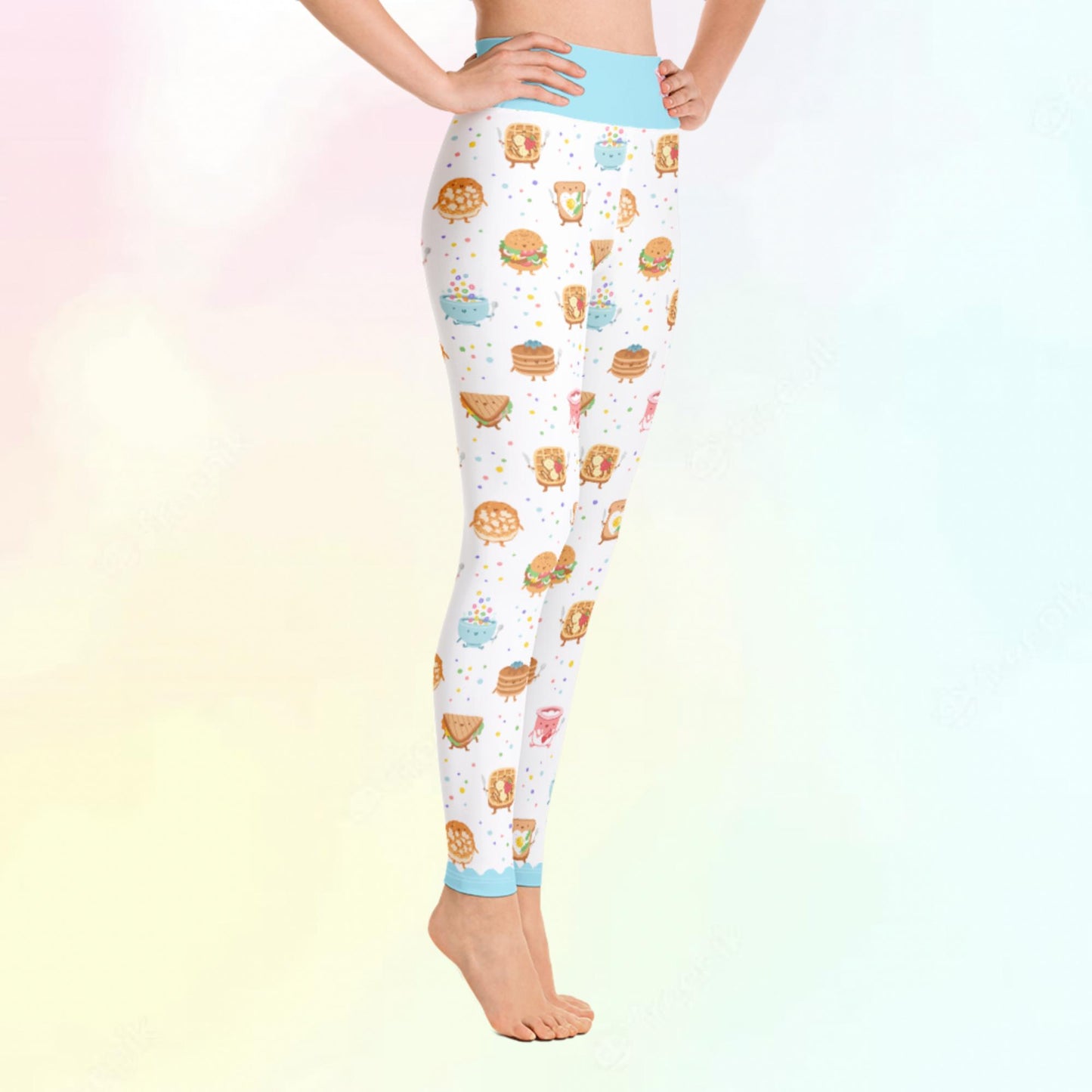 Breakfast Buddies Yoga Leggings