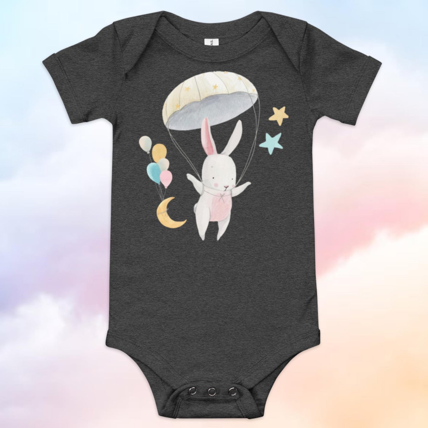 Balloon Bunny Baby Short Sleeve One Piece