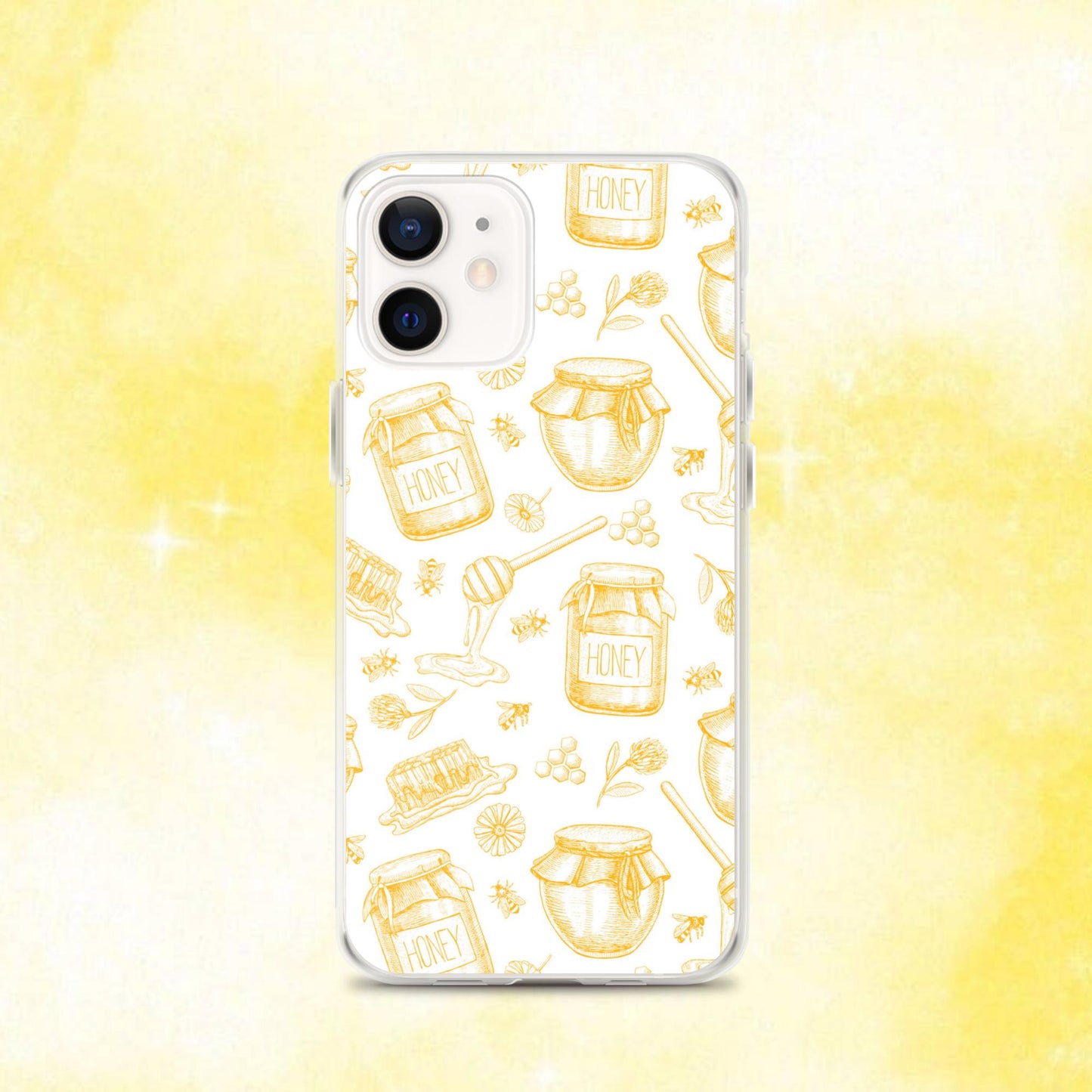 Honey Pot Pattern Clear Case for iPhone®