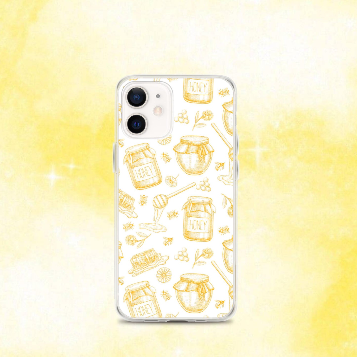 Honey Pot Pattern Clear Case for iPhone®