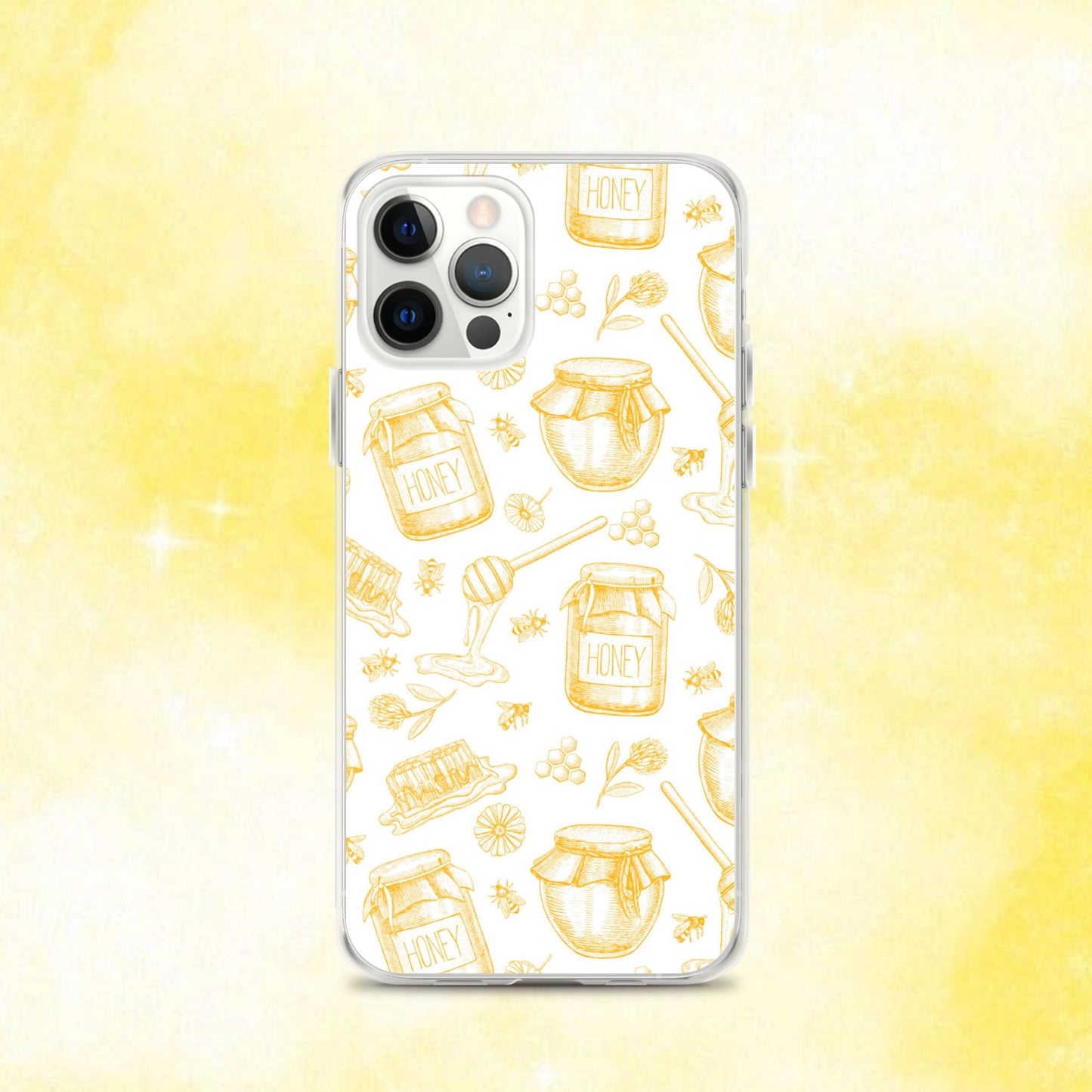 Honey Pot Pattern Clear Case for iPhone®