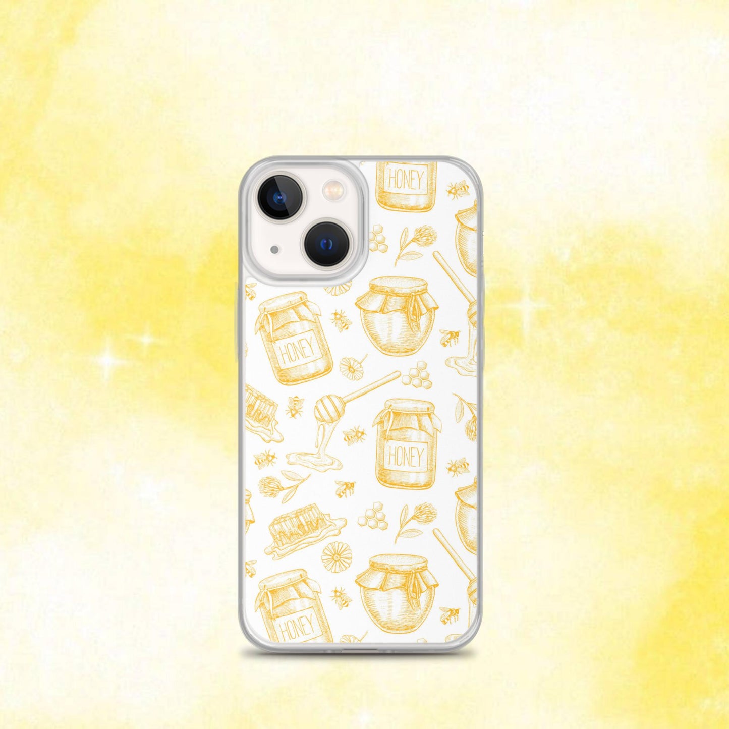 Honey Pot Pattern Clear Case for iPhone®