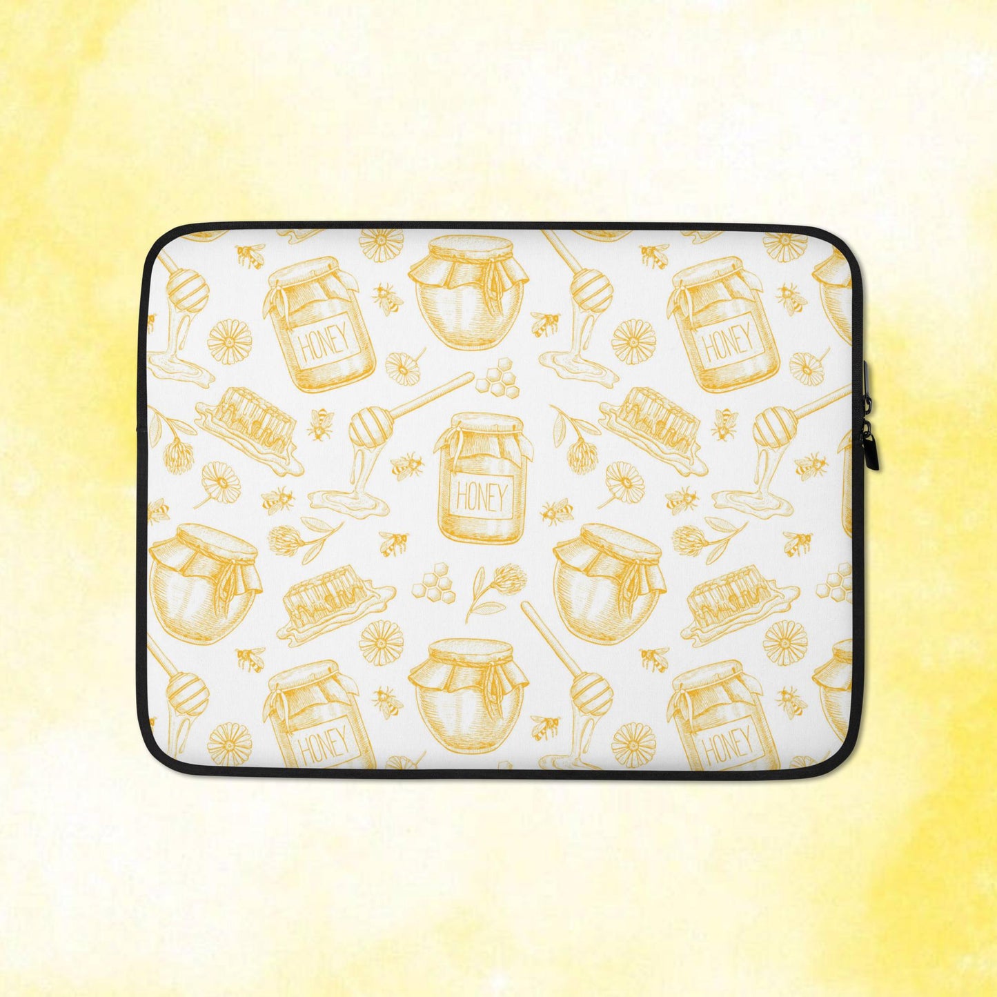 Honey Pot Pattern Laptop Sleeve