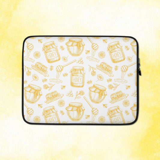 Honey Pot Pattern Laptop Sleeve