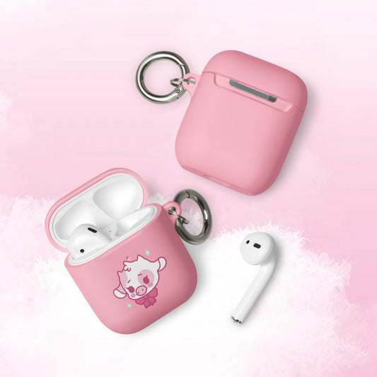 Strawberry Cow Rubber Case for AirPods®