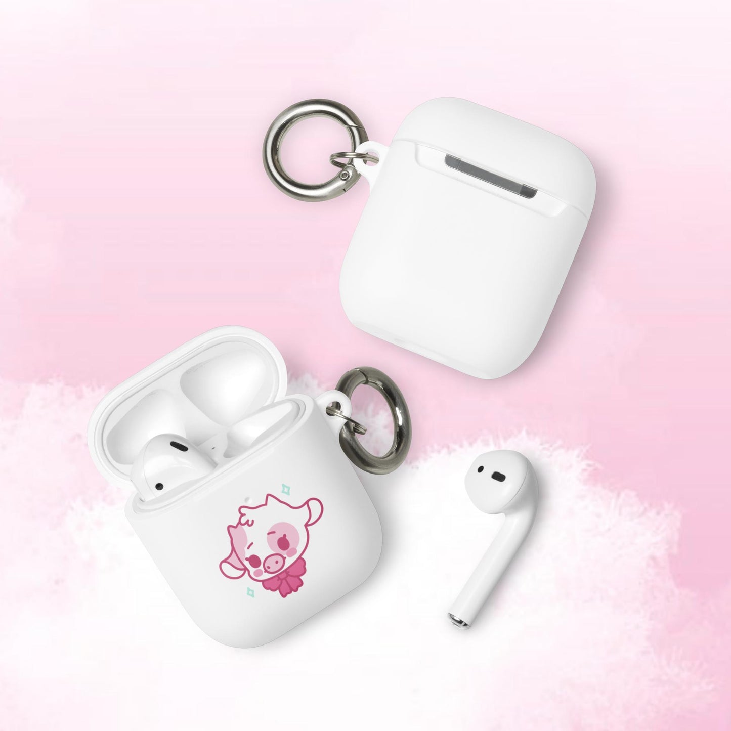 Strawberry Cow Rubber Case for AirPods®