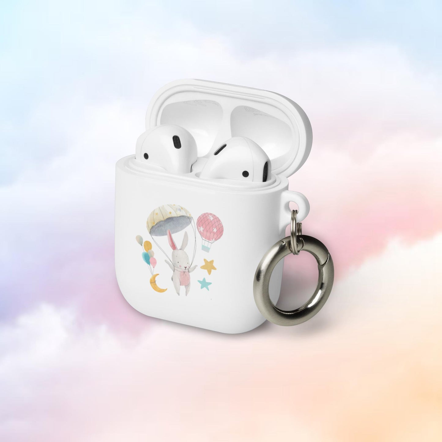 Balloon Bunny Rubber Case for AirPods®