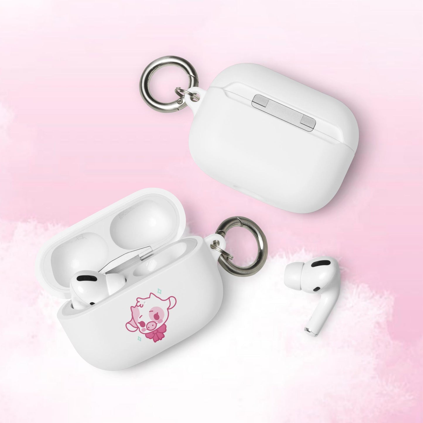 Strawberry Cow Rubber Case for AirPods®