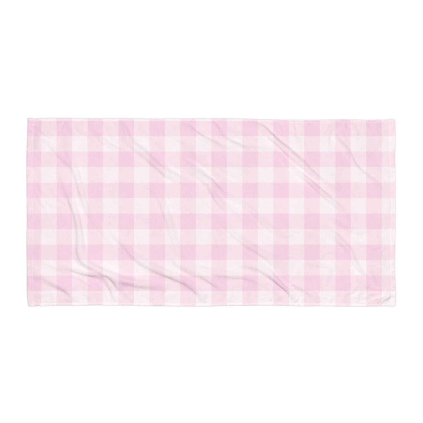 Pink Gingham Towel