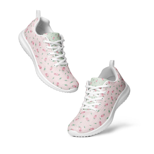 Pink Tiny Rose Women’s Athletic Shoes